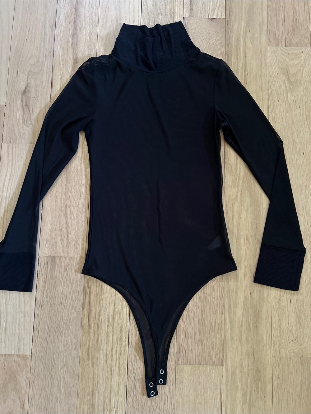 Long sleeve sheer body suit